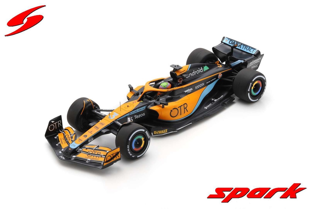 McLaren MCL36 No.3 McLaren F1 Team Australian GP 2022 Daniel Ricciardo et vitrine [1/18]