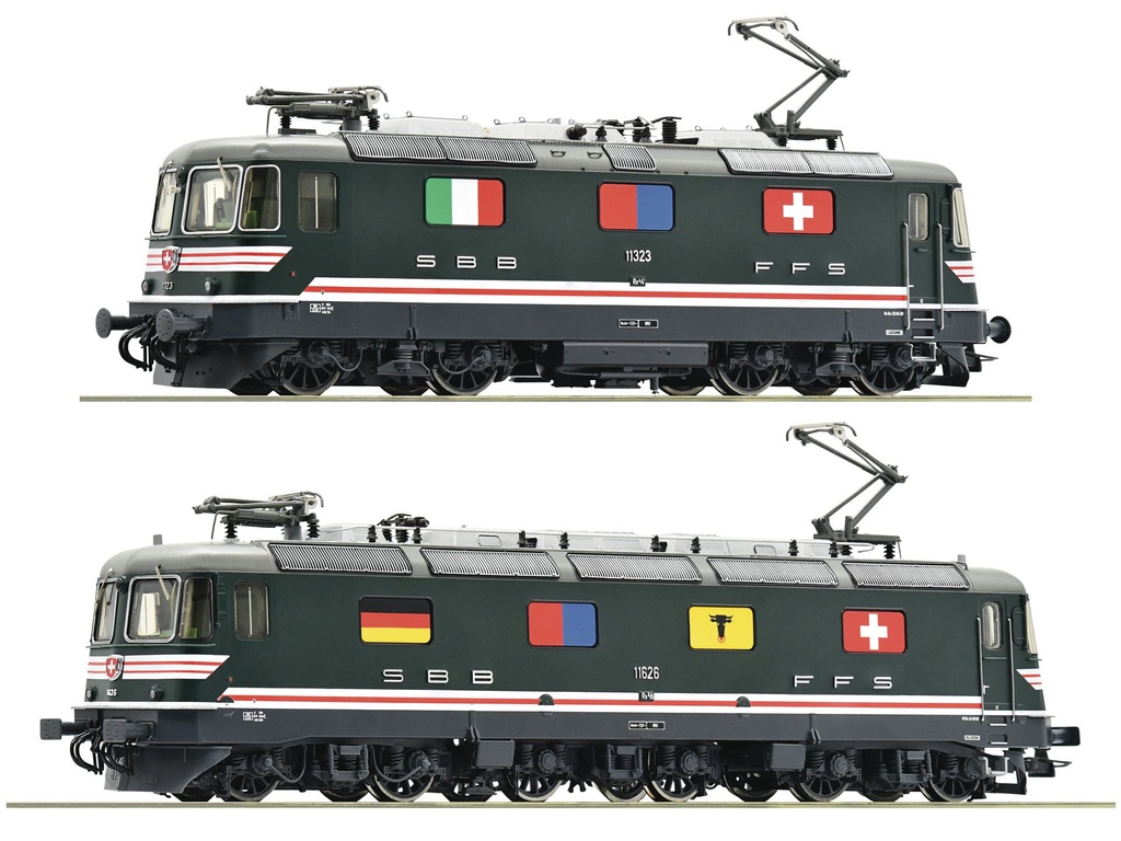 Roco : Locomotive Re 10/10 11323 et 11626 SBB