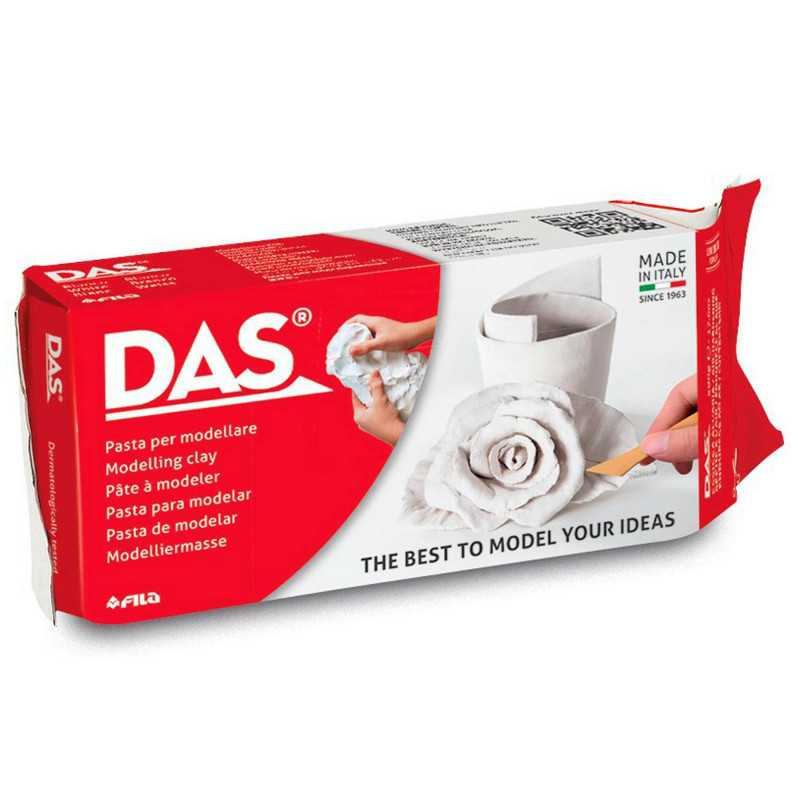 DAS: Air-Hardening Clay (500g) │ Air-Drying Clay for Scenery & Hobby Modeling