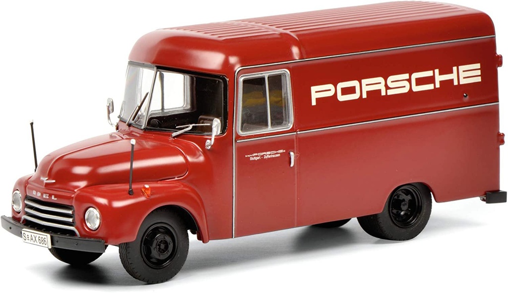 Schuco : Opel Blitz 1.75t - Porsche │Rouge