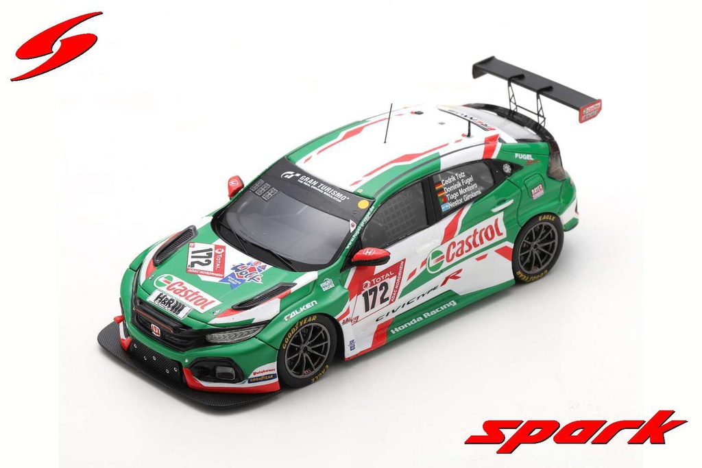 Honda Civic TCR No.172 Castrol Honda Racing 24H Nürburgring 2021 D. Fugel - T. Monteiro - C. Totz - N. Girolami  [1/43]