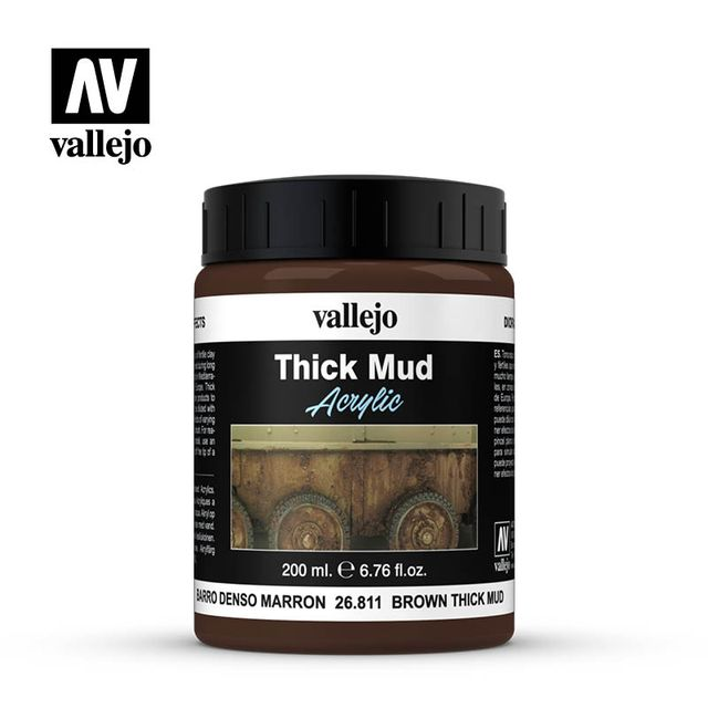 [VAL 26.811] Vallejo : Thick Mud - Brown Mud │ 200ml 