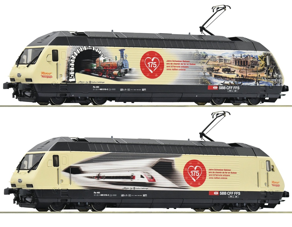 [ROC 70677] Roco : Locomotive électrique RE 460 175ans de Suisse