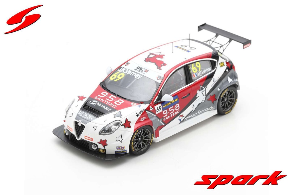Alfa Romeo Giulietta TCR No.69 Team Mulsanne Winner Race 1 WTCR 2020 Aragon Jean-Karl Vernay [1/43]