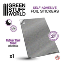 Green Stuff : Feuille Caoutchouc Ferreux AUTO ADHESIF (1pcs)