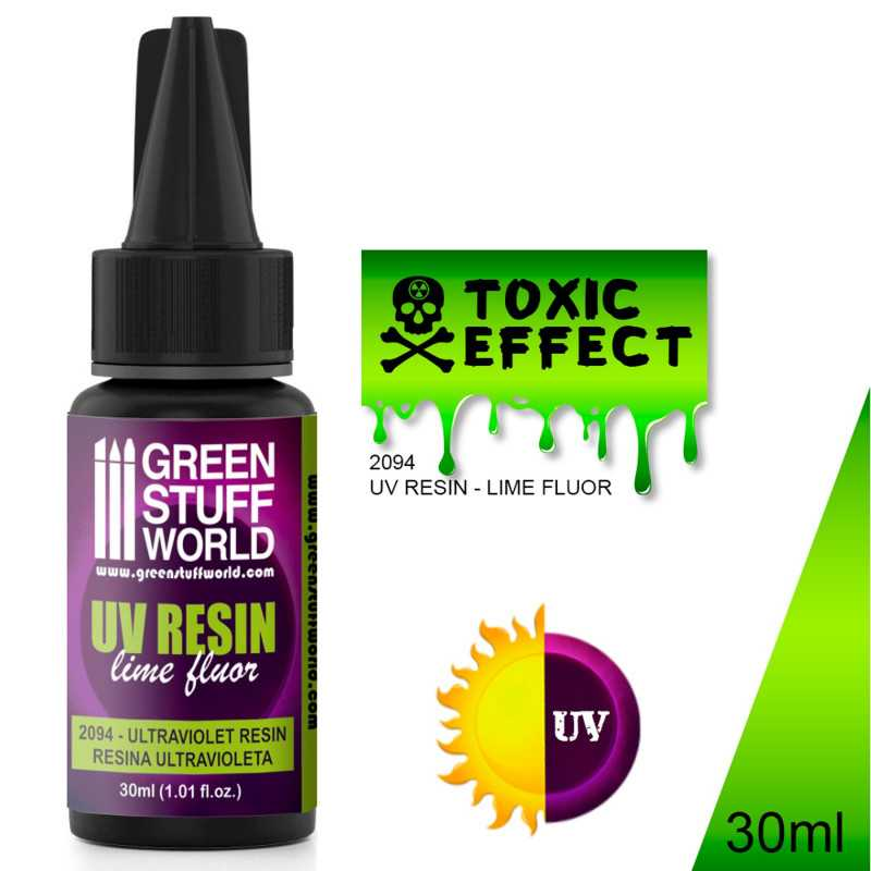Green Stuff : Résine Ultraviolette "Effet Toxique" (30ml)