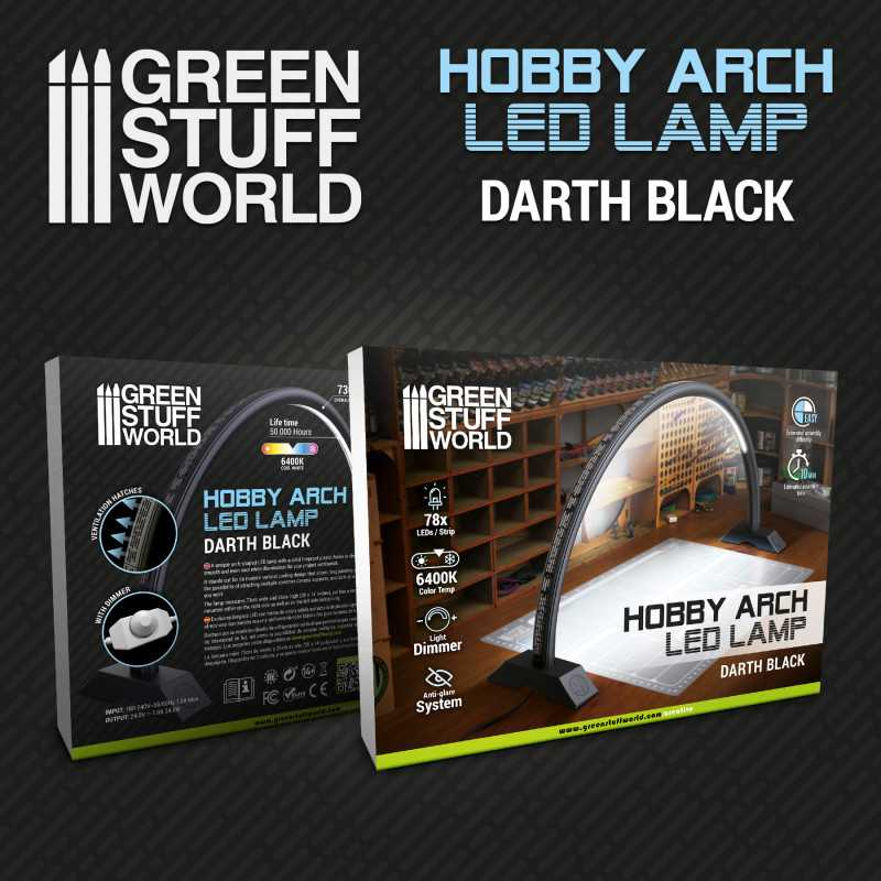 Green Stuff : Lampe LED Arche │ Darth Black