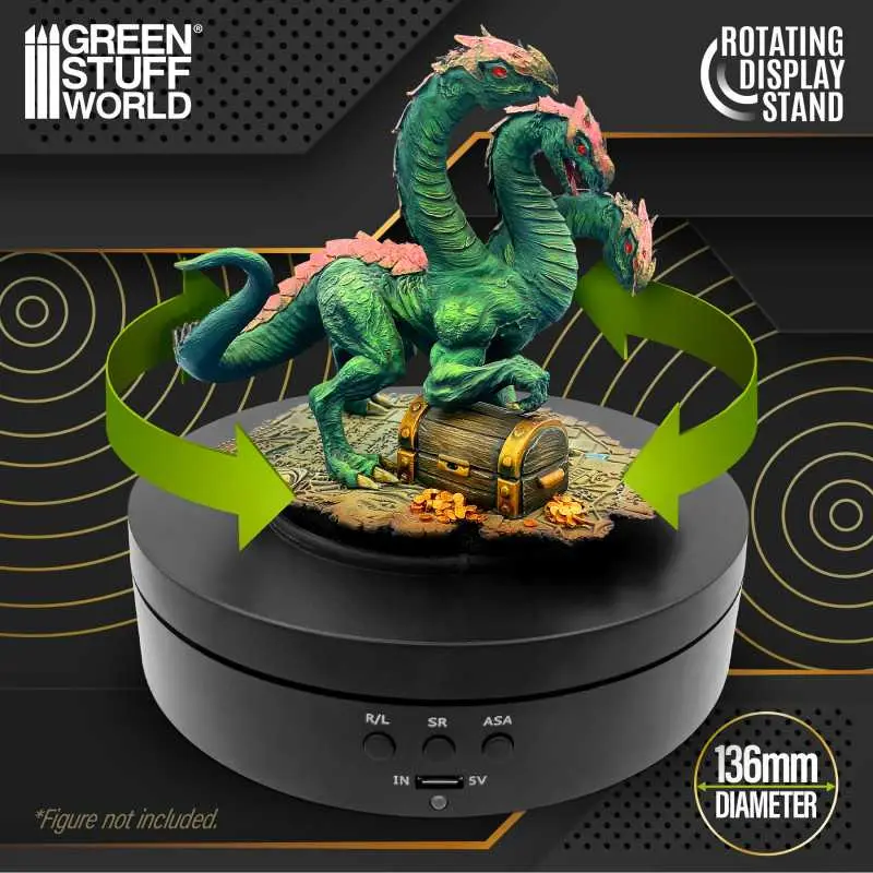 [GSW 2360] Green Stuff : Plateau tournant - 136mm