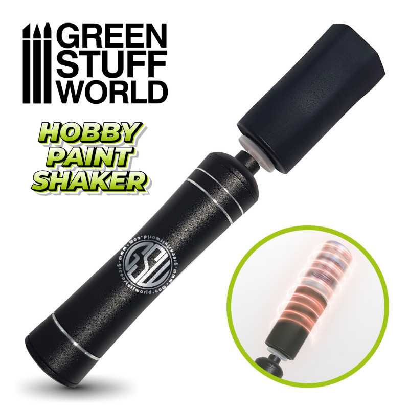 [GSW 3055] Green Stuff World : Agitateur de Peinture Portatif Rechargeable USB (11 000 tr/min / 3 Embouts)
