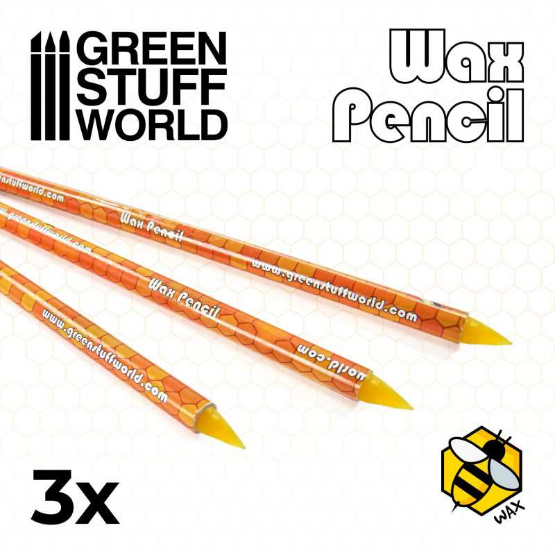 [GSW 10577] Green Stuff : Wax Pencils (3pcs)