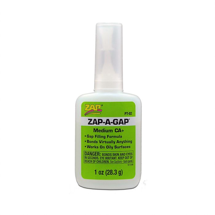 Zap : Colle Cyanoacrylate Moyenne Zap-A-Gap Medium CA+ 28,3g │ Ref. PT-02