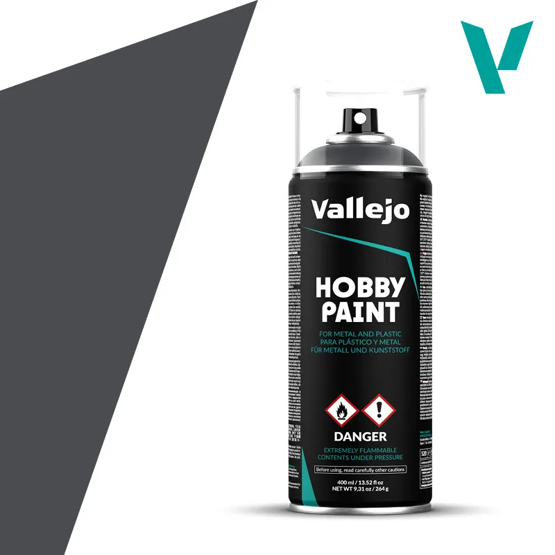 [VAL 28002] Vallejo : Spray Acrylique "Panzer Grey" (400ml)