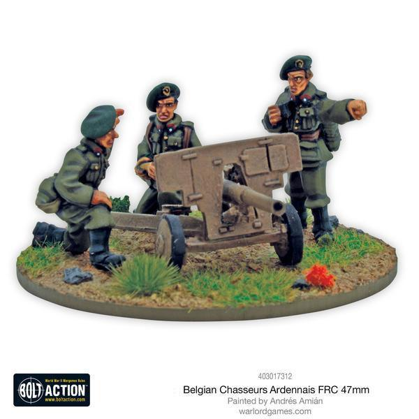 [WLG 403017312] Bolt Action : Chasseurs Ardennais FRC 47mm Anti-Tank Gun