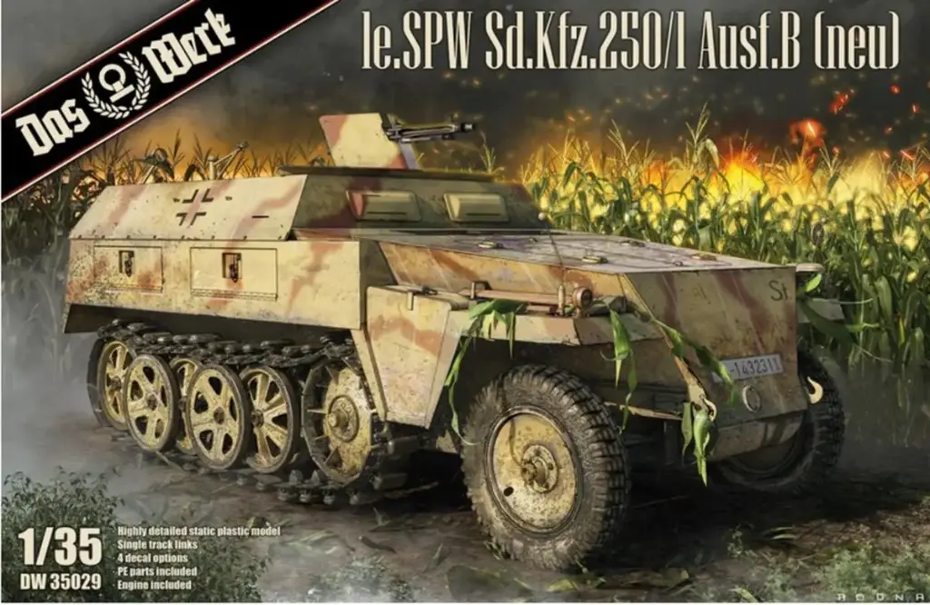 le.SPW Sd.Kfz.250/1 Ausf.B (neu) │ German WW2 Armored Hallftrack