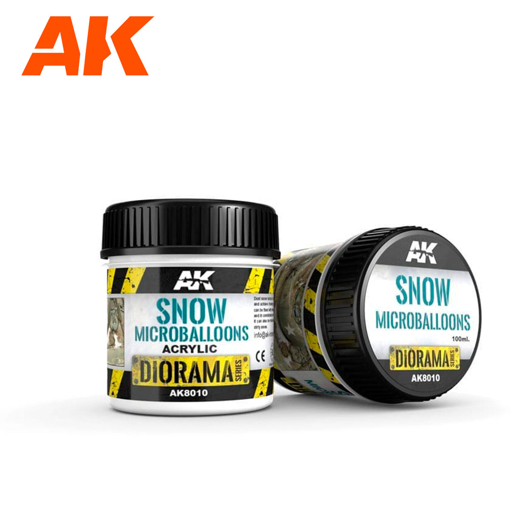 [AK AK8010] Ak : Snow Microballoons (100ml) │ Diorama Series