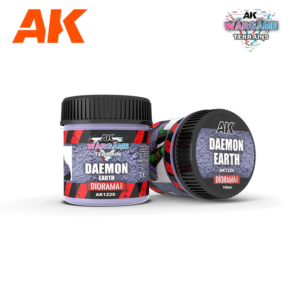 [AK AK1220] Ak : Wargame Terrain "Deamon Earth" (100ml) │ Diorama Series