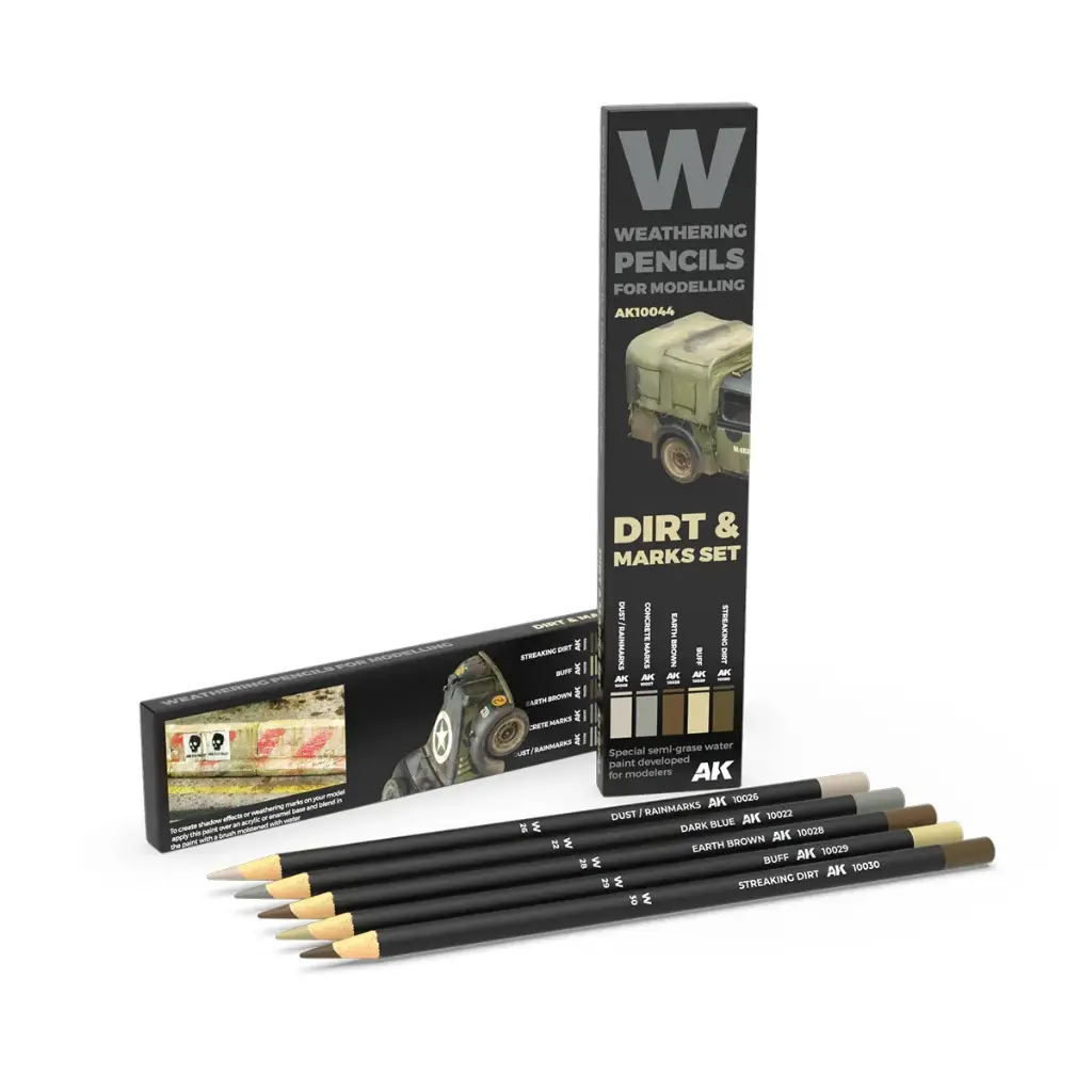 [AK 10044] Ak :  Dirt & Marks │ Crayon de Weathering