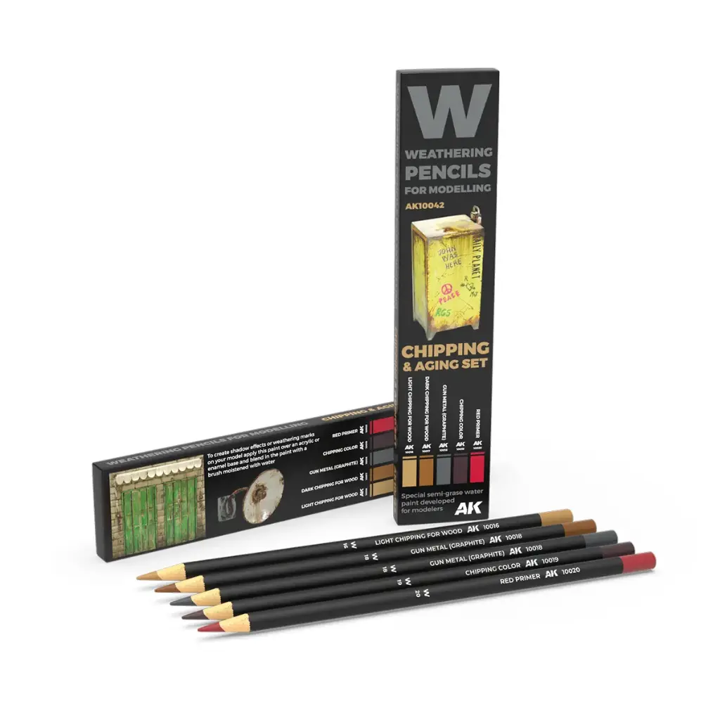 Ak :  Chipping & Aging Set │ Crayon de Weathering