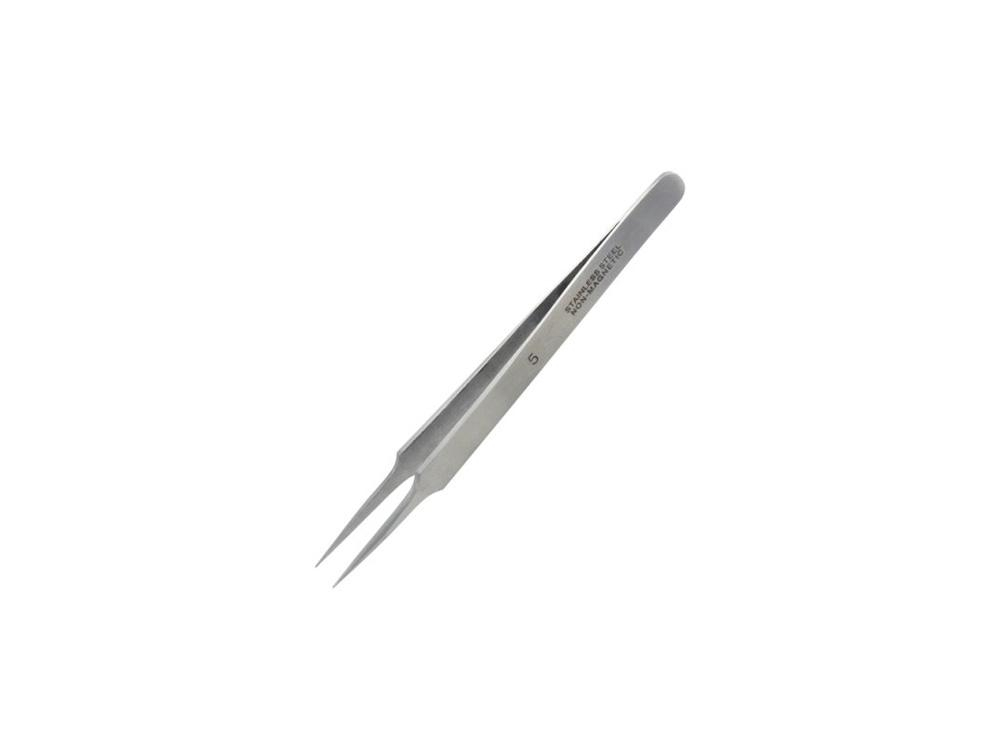 [MCT PTW2185/5] Modelcraft: Super Fijne Precisie Pincet 110mm (Roestvrij Staal) │ Ref. PTW2185-5