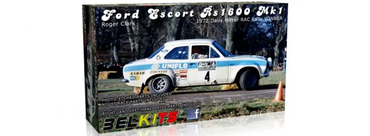 Belkits : Ford Escort RS1600 Mk1 n°4 Winner RAC 1972