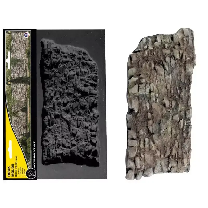 [WOO C1248] Woodland Scenic : Moule souple pour rochers