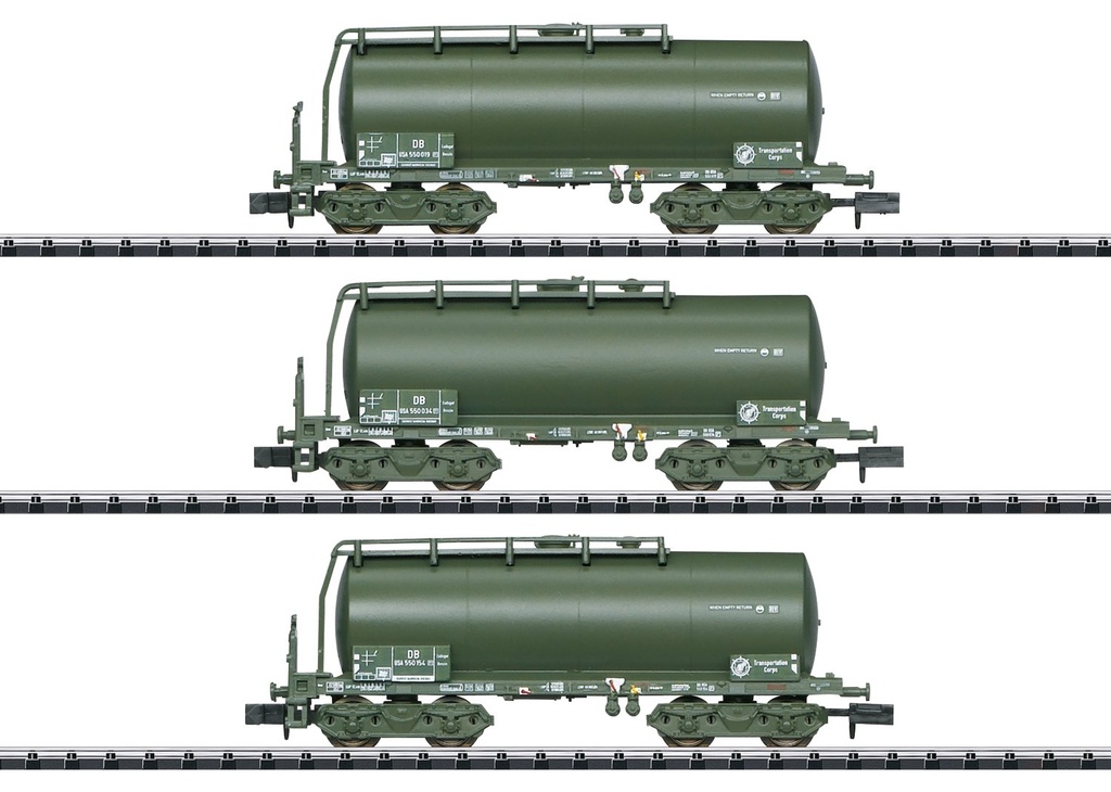 Minitrix : Wagon citerne USTC (3PCS)