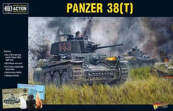 [WLG 402012031] Bolt Action : Panzer 38(T) │ Early - Mid