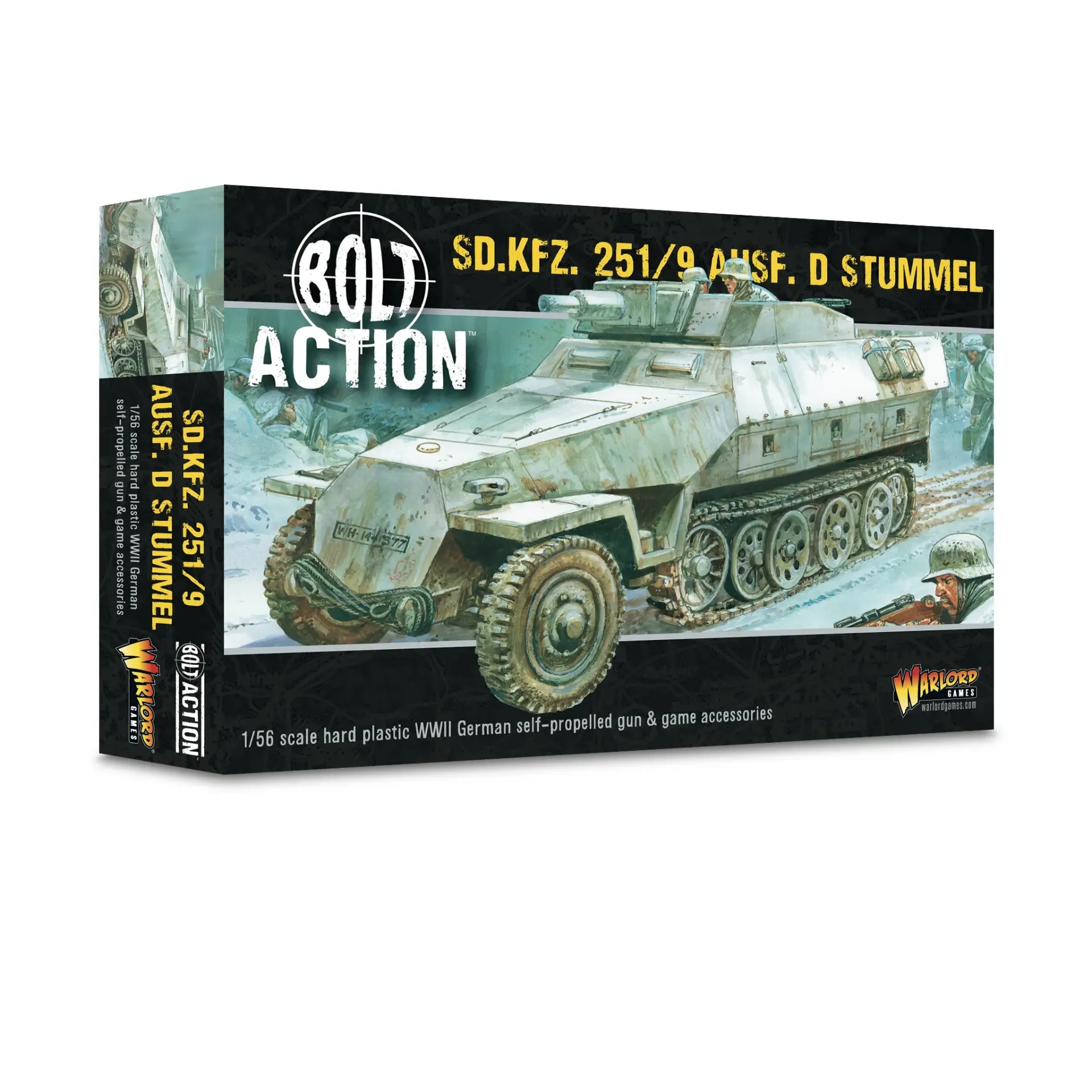 [WLG 402012005] Bolt Action : Sd.Kfz 251/9 Ausf D (Stummel) Demi-piste │ Mid - Late