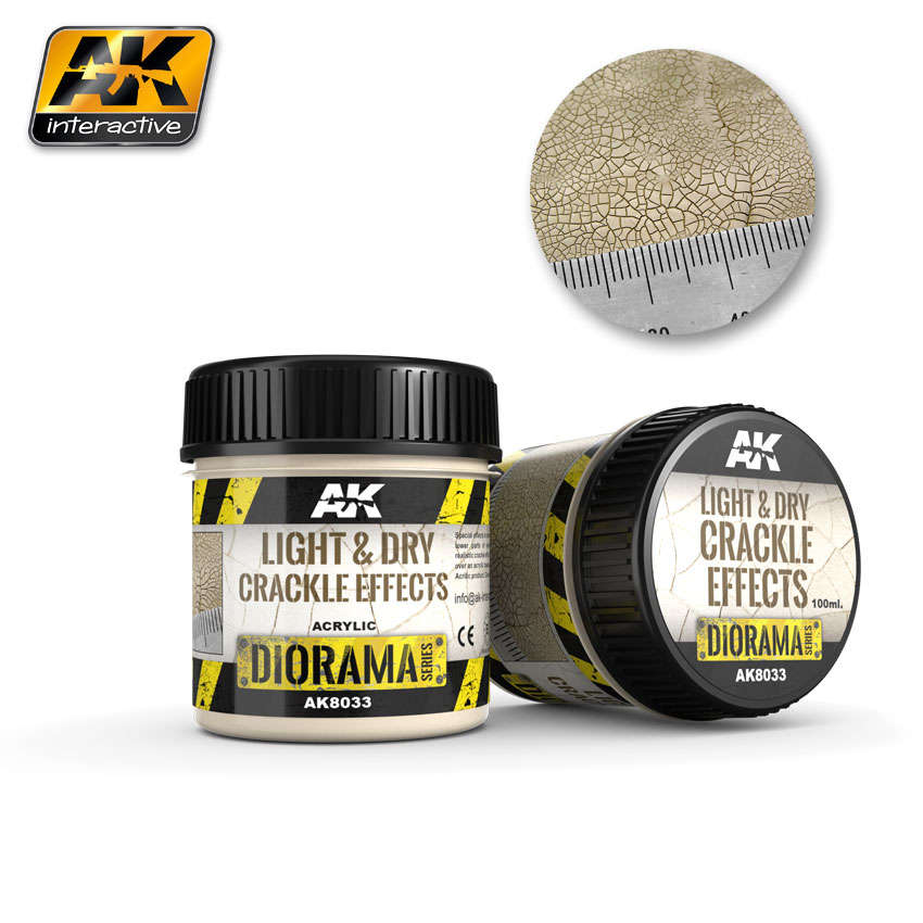 Ak : Light & Dry Crackle Effects │ Diorama Series