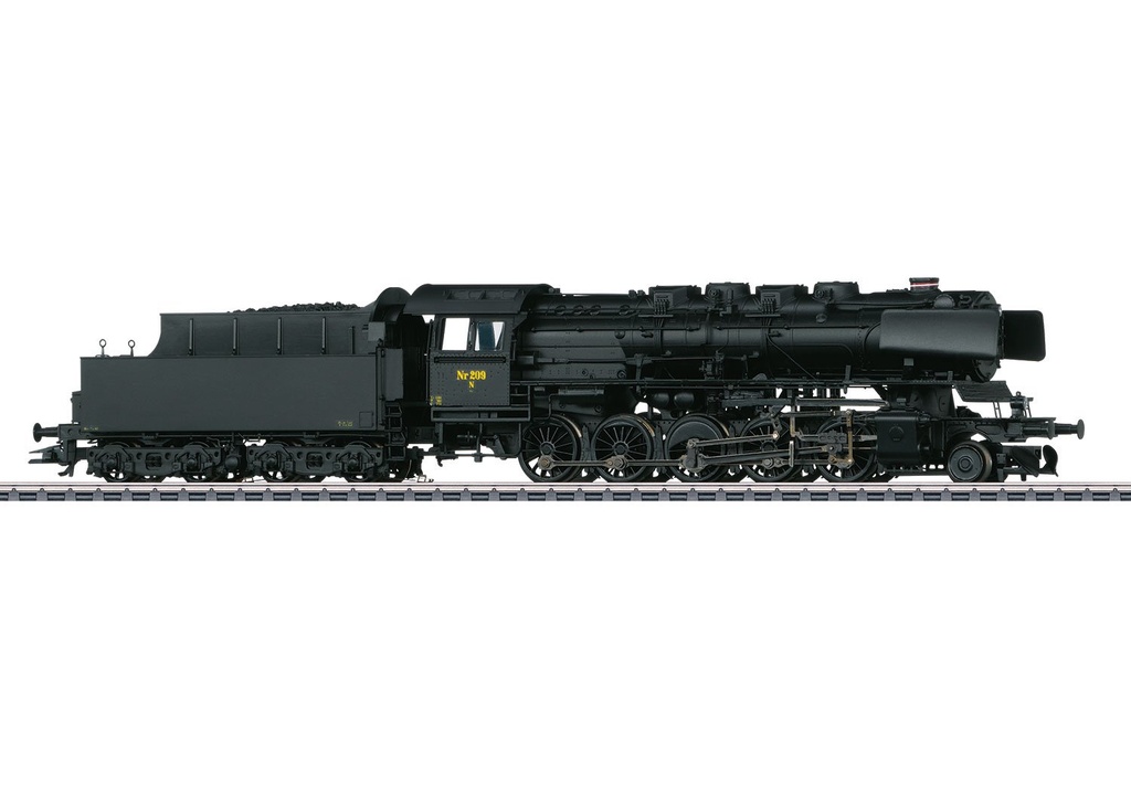Märklin : Locomotive à Vapeur (#Litra N) de la DSB (BR50) │ AC Digital Sons HO - 1/87 (Réf : 37818)