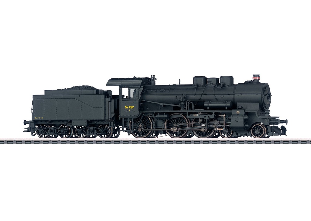 Märklin : Locomotive à Vapeur (#297) de la DSB Litra │ AC Digital Sons HO - 1/87 (Réf : 37026)