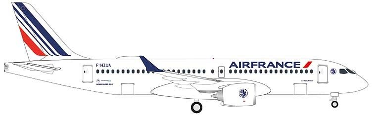 [HER 535991-001] Herpa : Air France Airbus A220-300 – F-HZUM “Bayeux” [1/500]