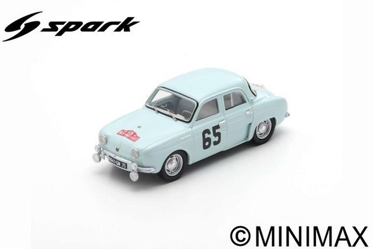 Spark  : Renault Dauphine │ No.65 Vainqueur Rallye Monte-Carlo 1958 - J. Feret - G. Monraisse [1/43]