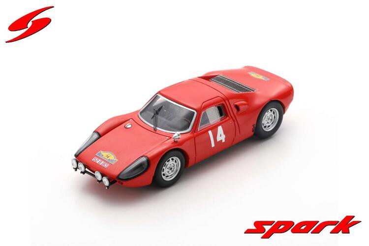 [SPK SF164] Spark : Porsche 904 GTS │ No.14 Vainqueur Rallye des Routes du Nord 1965 Eddy Meert - "Pedro" [1/43]