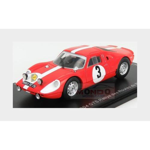 Spark : Porsche 904 GTS No.3 Rallye des Routes du Nord 1967 -François Dumousseau - Mlle Roques [1/43]