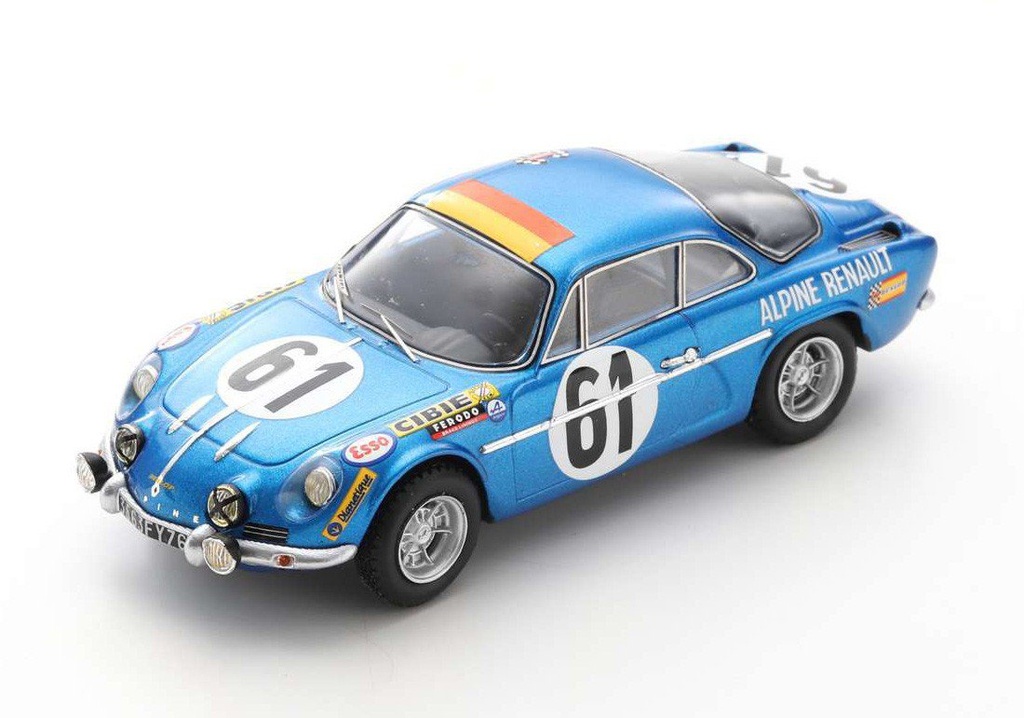 Spark : Alpine A110 │ No.61 24H Le Mans 1968 M. Nusbaumer - J. Bourdon [1/43]