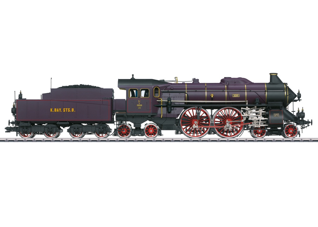 Märklin : Locomotive à Vapeur (#S2/6) de la K.Bay.Sts.B. │ AC Digital Sons I - 1/32 (Réf : 55163)