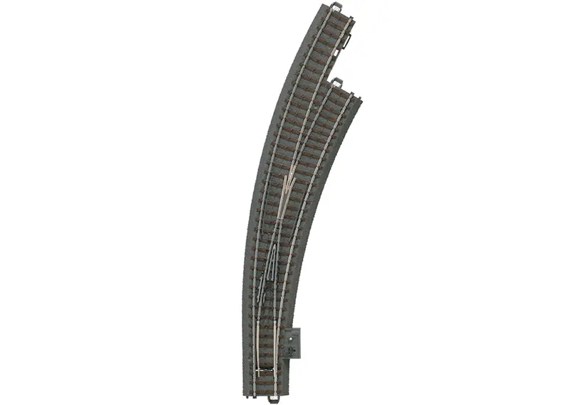 [MKN 24772] Marklin : Aiguillage Courbe à Droite "R3" (515mm -  30°) │ Voie C [24772]
