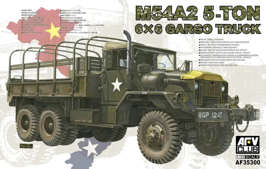 AFV Club : M54A2 5Ton 6x6 Cargo Truck
