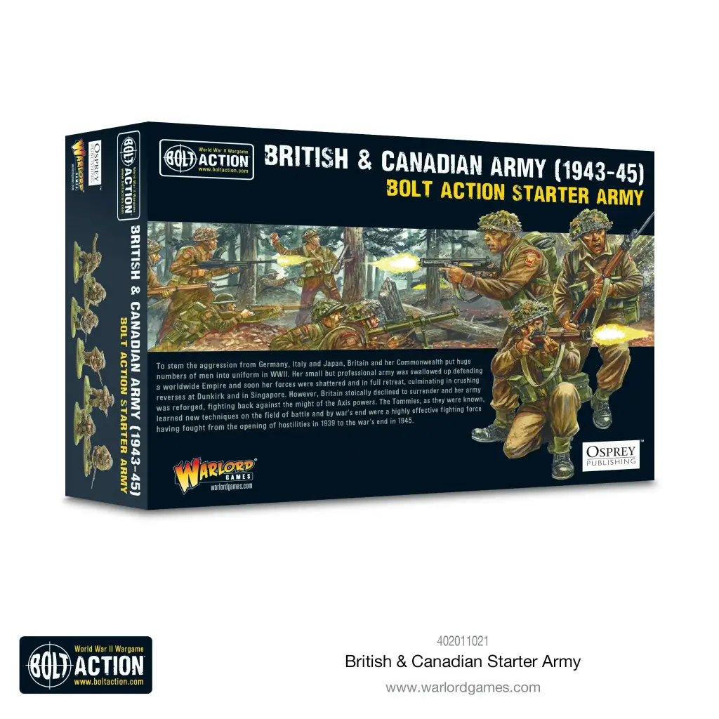 Bolt Action: British & Canadian Army (1943-45) Starter Army │ Mid - Late War