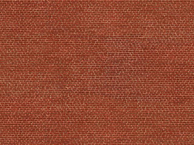 Noch : Feuille Briques rouges
