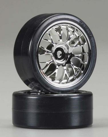 Tamiya : Pneu sur jante │ Drift Spec 26mm OFFSET +2