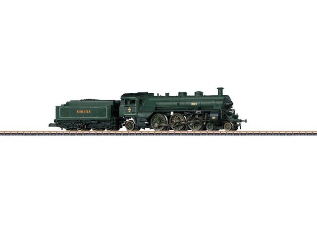 Märklin : Locomotive à Vapeur (#S3/6) de la K.Bay.Sts.B. │ DC Analogue Z - 1/220 (Réf : 88923)