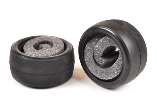 [TRC 50547] Tamiya : Wide Racing Slick Tyres (2pcs)