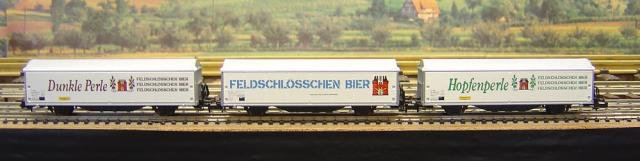 minitrix : 3 WAGONS HBILS