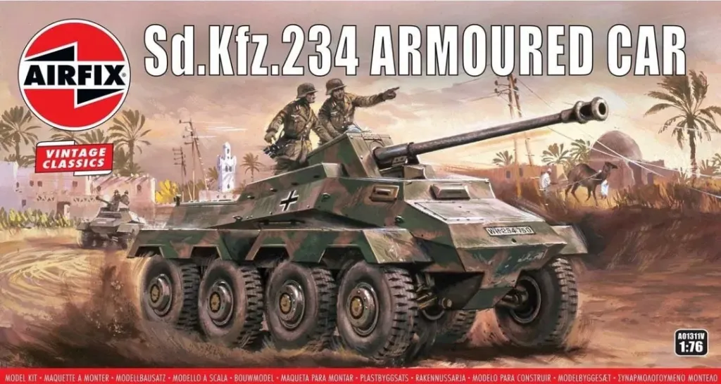 [AIR A01311] Airfix : Sd.Kfz.234 Armoured Car Vintage Classics