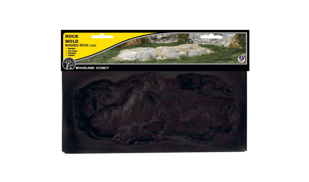 [WOO C1242] Woodland Scenic : Rock Mold - Washed Rock