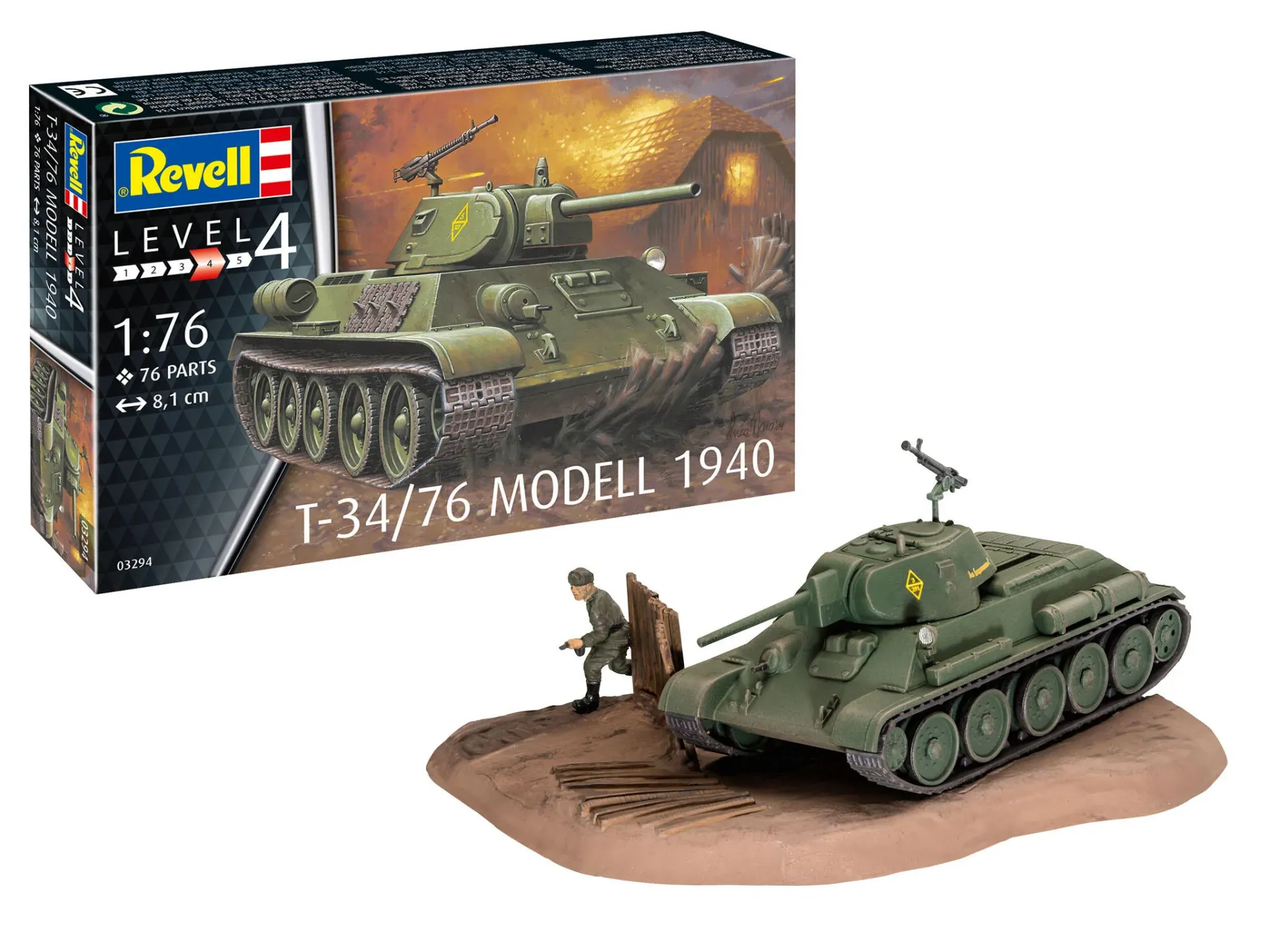 Revell : T-34/76 Modell 1940