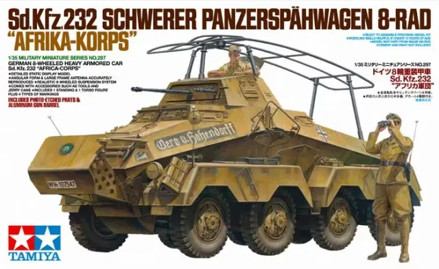 Tamiya : Sd.Kfz.232 Schwerer Panzerspähwagen 8-Rad "Afrika-Korps"
