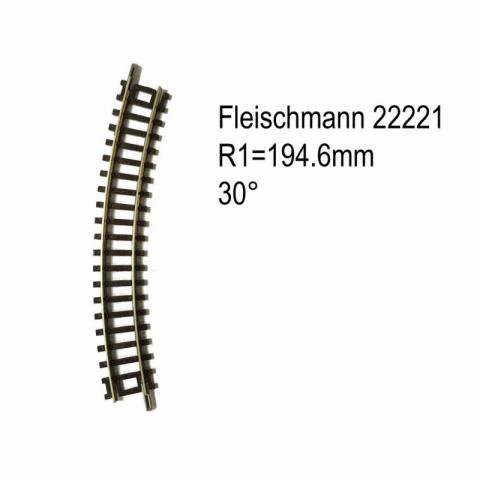 [FLE 22221] Fleischmann: RAIL COURBE R1